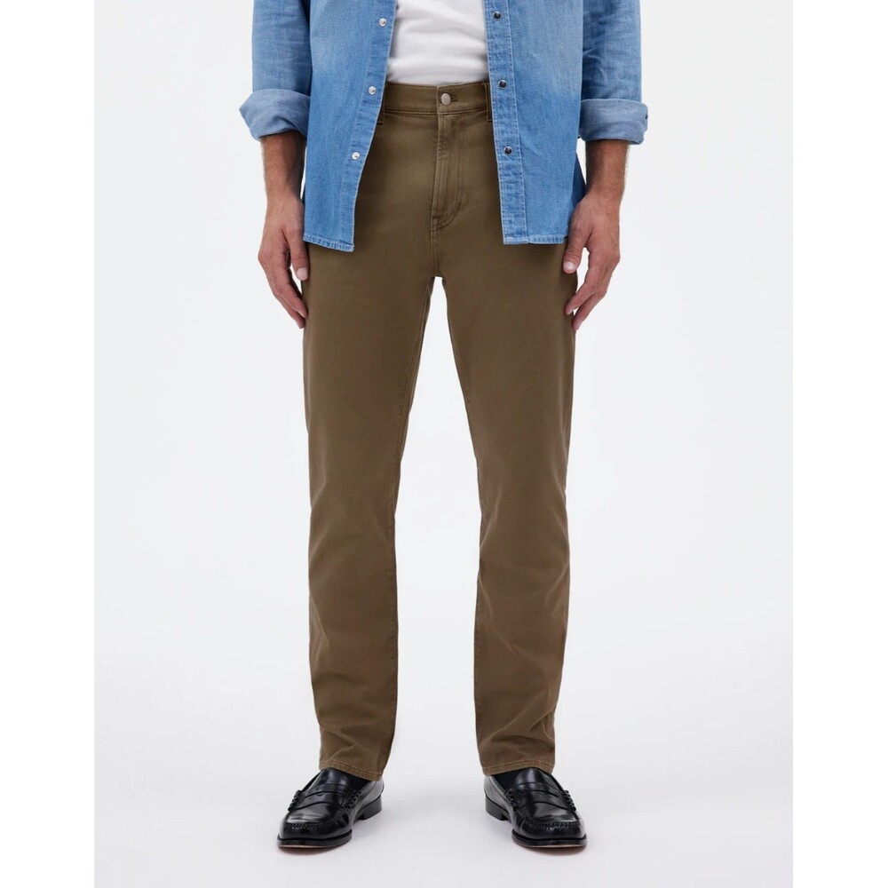 Madewell 1991 Pants Mens 32x32 Driftwood Brown Straight Leg Allday NS352 NWT